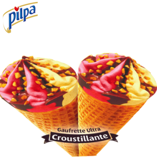 GAUFRETTE PILPA VANILLE FRAISE 72g