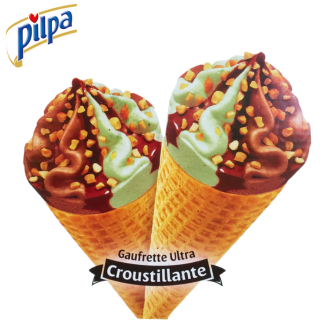 GAUFRETTE PILPA CHOCOLAT PISTACHE 72g