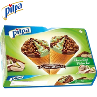 GAUFRETTE PILPA CHOCOLAT PISTACHE BOITE X6 432g