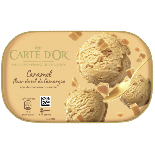 CARTE D'OR CARAMEL FLEUR DE SEL DE CAMARGUE 373g