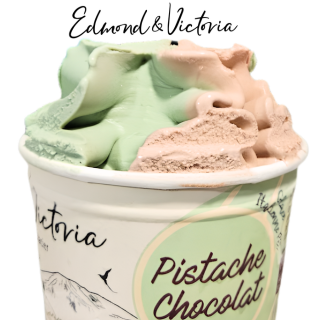 EDMOND ET VICTORIA PISTACHE CHOCOLAT 100g