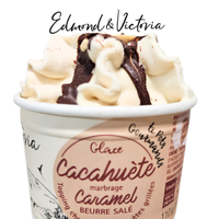EDMOND ET VICTORIA CACAHUETE CARAMEL BEURRE SALE 110g