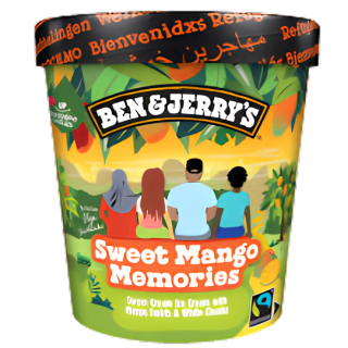 BEN & JERRY'S SWEET MANGO MEMORIES 413g