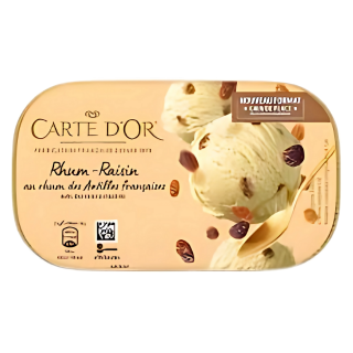 CARTE D'OR RHUM-RAISIN 394g