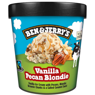 BEN & JERRY'S VANILLA PECAN BLONDIE 414g
