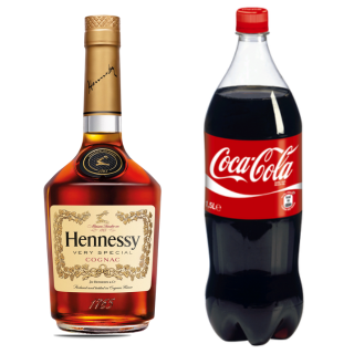 HENNESSY COGNAC VERY SPECIAL 0.70L & COCA 1L5