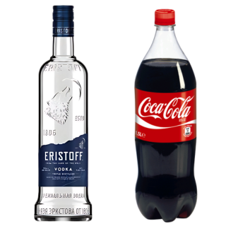 ERISTOFF 0,70L  & COCA COLA 1,5L
