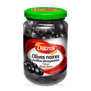 OLIVES NOIRES CONFITES  DENOYAUTEES 320g