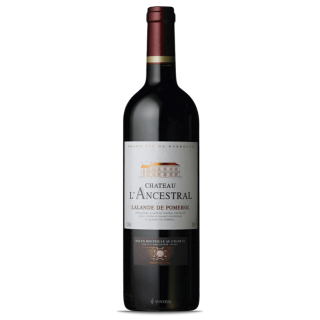 LALANDE-DE-POMEROL 2022 VIN ROUGE CHÂTEAU L'ANCESTRAL GRAND VIN DE BORDEAUX 0,75L