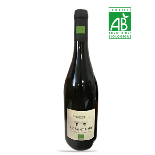 IMPASSIBLE PIC SAINT-LOUP VIN ROUGE BIO 2021 0,75L